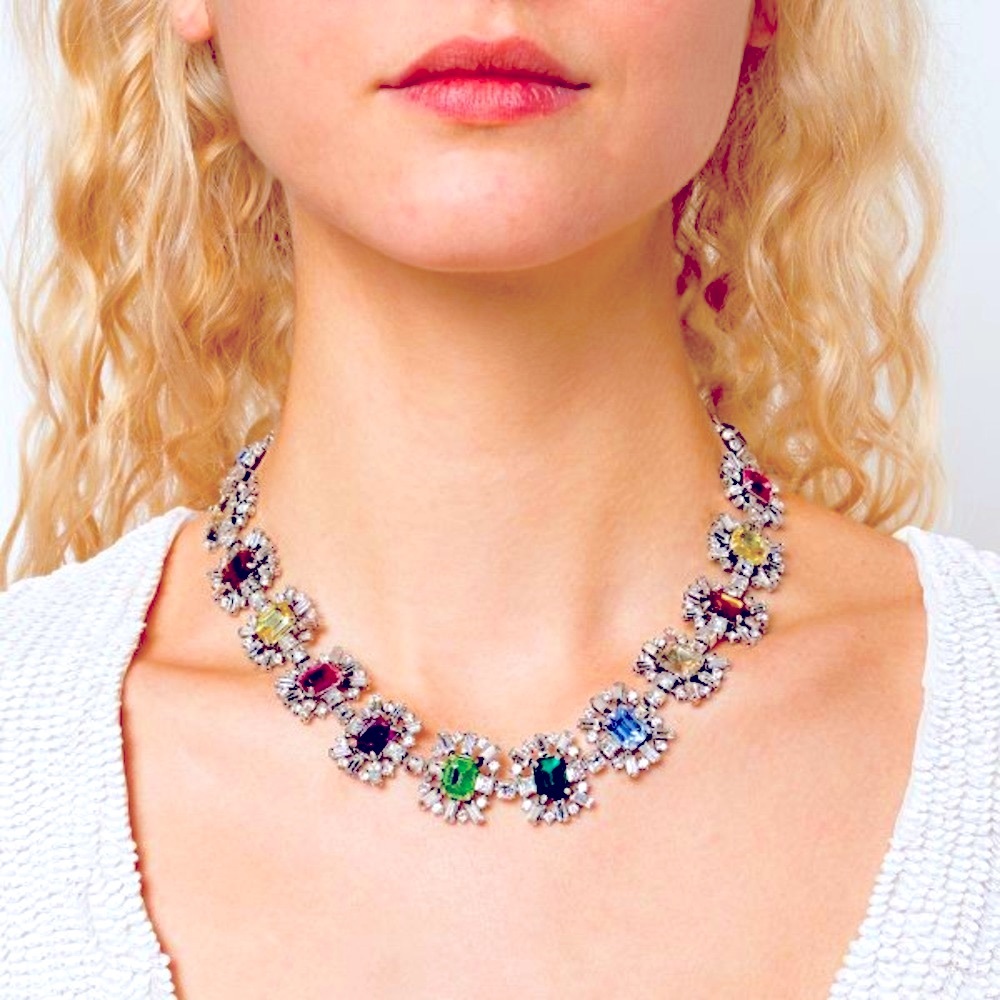 New 🔥Dannijo
Paloma glass-embellished necklace